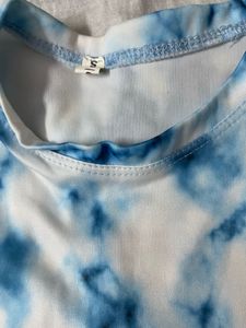 Blue Cloud Tie-Dye T-Shirt