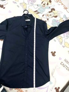 Men's Classic Navy Button-Down Shirt
