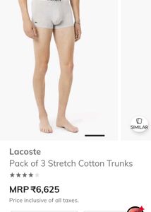 Lacoste White  brand new unused
