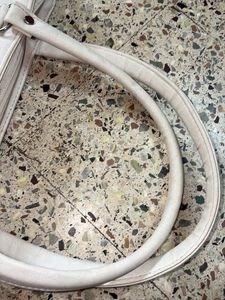 White Studded Tote Bag