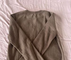 Ribbed Long Sleeve Top