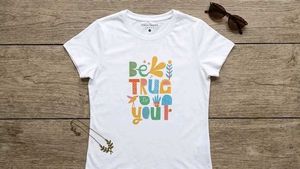 Graphic Print White T-Shirt