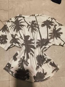 Cool Palm Tree Print T-Shirt