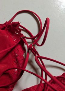 Red Lace Bralette