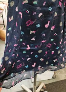Cute Flamingo Print A-Line Dress