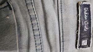 Light Wash Distressed Denim Shorts