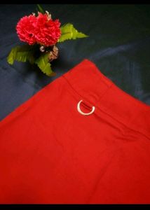 Red Mini skirt
