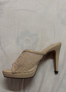 Stylish Mesh Wedge Heels