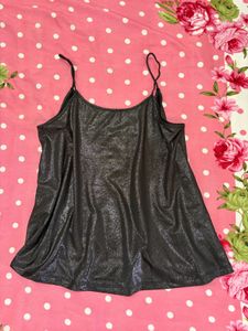 Sparkly Black Cami Top