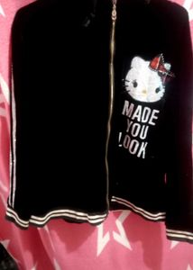 Cute Hello Kitty Zip-Up Jacket