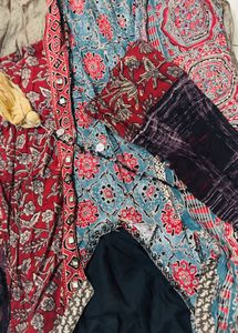 Bohemian Print Kurta Set