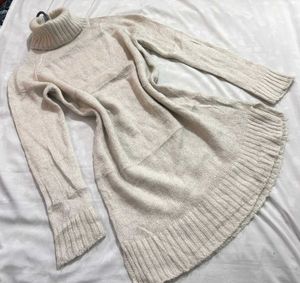 Original Zara Cozy Turtleneck Sweater Dress