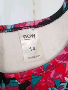 (985)Floral Print Cropped Tank