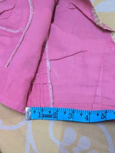 Pink Brocade Blouse