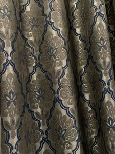Grey And Blue Curtains