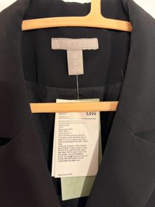 Chic Black Belted Blazer Jumpsuit