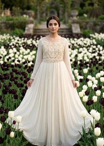 Floor-length Anarkali gown
