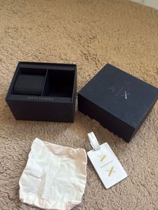 armani exchange empty watch box
