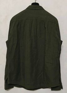 Men's Olive Green Casual Shirt