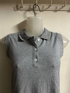Sleeveless Polo Dress