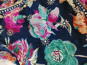 Beautiful Floral Print Ethnic Gown