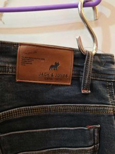 Jack &amp; Jones Stylish Dark Wash Denim Jeans