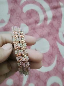 191.Elegant Beaded Bangles