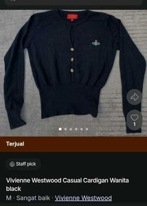 Vivienne Westwood Black Cardigan