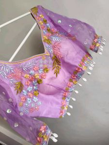 💜Lavendar Lehenga set,Embroidered