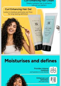 Arata Curly Hair Cream &amp; Gel Duo