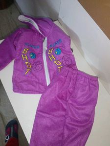 Cute Purple Kids Clothing Set