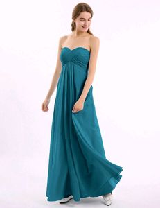 Strapless Sweetheart Floor Length Dress