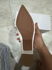White Tory Burch Heels