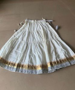 Fix price cream and golden skirt