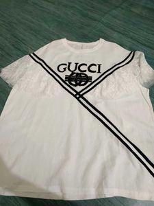 Stylish White GUCCI Tee
