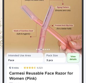 CARMESI Facial Razors - Pack of 2