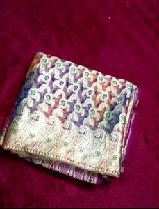 ✨ Premium Banarasi Silk Saree – Rich Zari