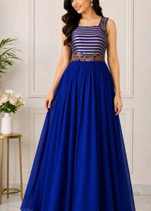 Stunning Blue Ethnic Gown