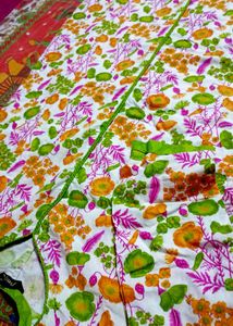 Vibrant Floral Print Kurta