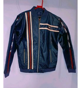 Synthetic Leather Jacket 🧥