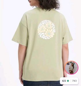 Light Green Graphic T-Shirt