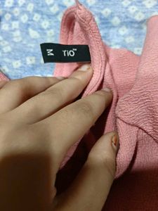 Chic Pink A-Line dress and new facewash free