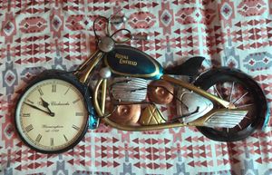 Vintage Royal Enfield Motorcycle Clock