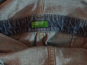 Denim Overalls/dungaree skirt old money coded