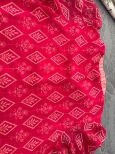 global desi -Vibrant Pink Printed Top