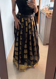 Silk Ethnic Skirt