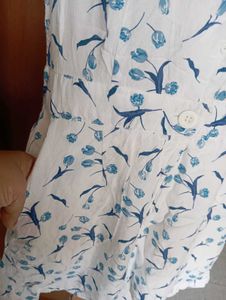 Floral White play suit