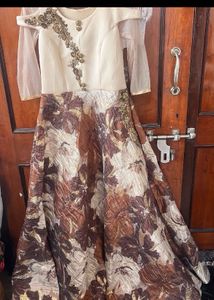 Elegant Embroidered Party Dress gown