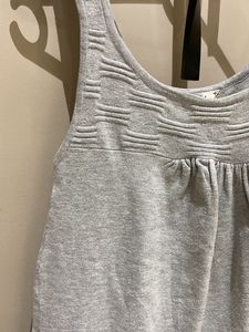 Grey Knit Tank Top