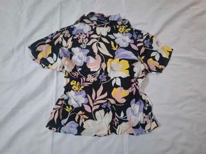 Vero Moda Floral Short Sleeve y2k Shirt